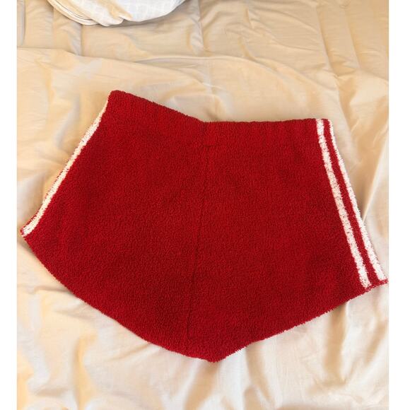 Adidas Originals Adidas Womens Knit Shorts Red Jennie Blackpink Size Medium - Picture 3 of 4